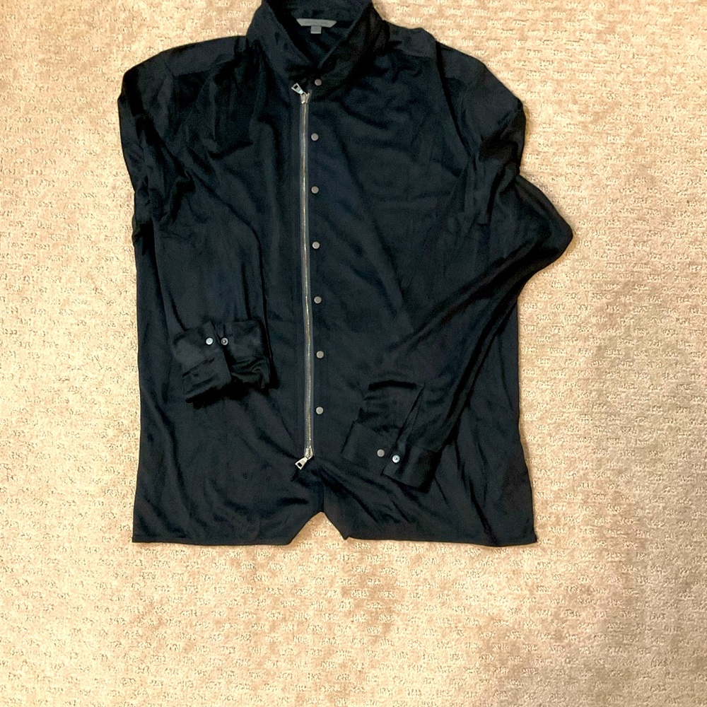 John varvatos black shirt